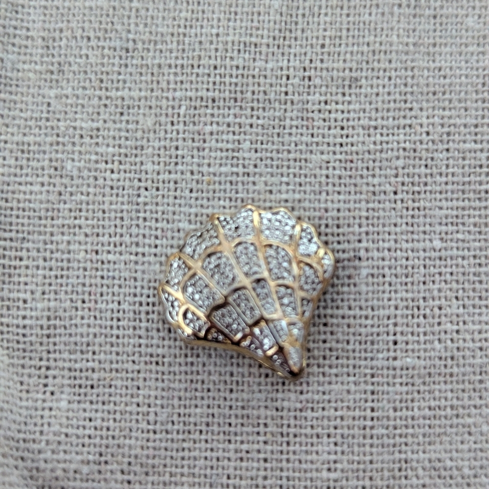 Gold Plated Shell Pendant